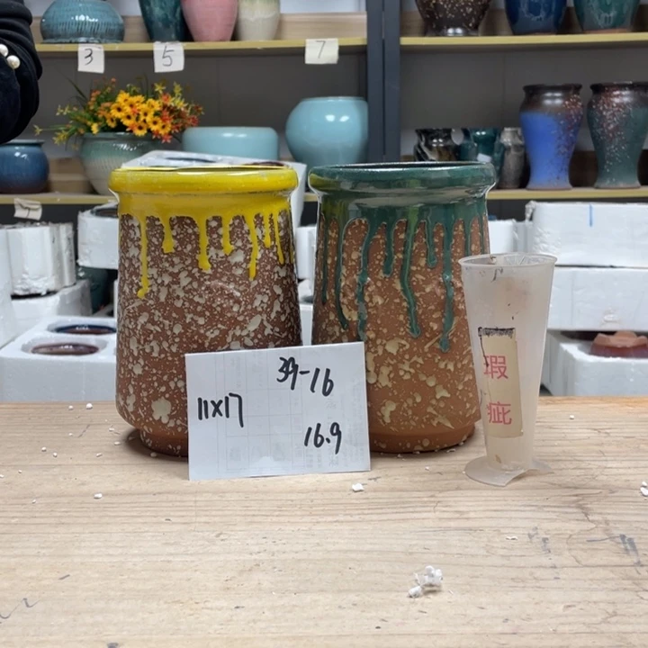 紫砂花盆多肉花盆微瑕16