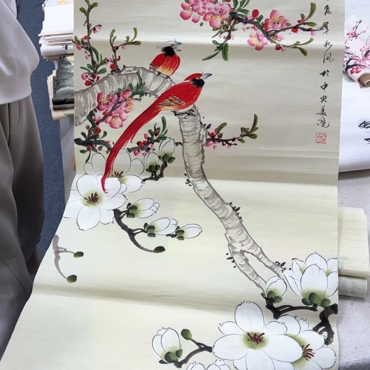 国画纯手绘作品欣赏图