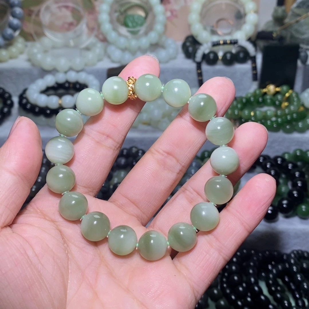 和田玉未镶嵌手链