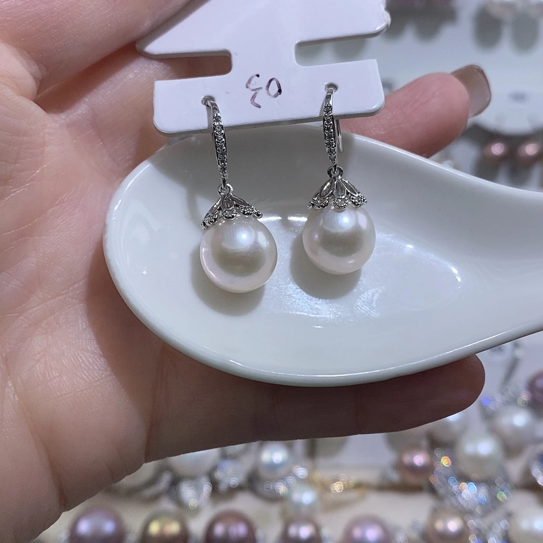 未镶嵌耳饰淡水珍珠11.2w