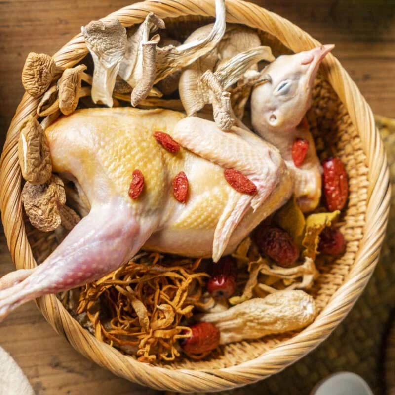 6只 呱呱鸡 咕咕鸡 现杀净膛新鲜美味散养顺丰冷链包邮