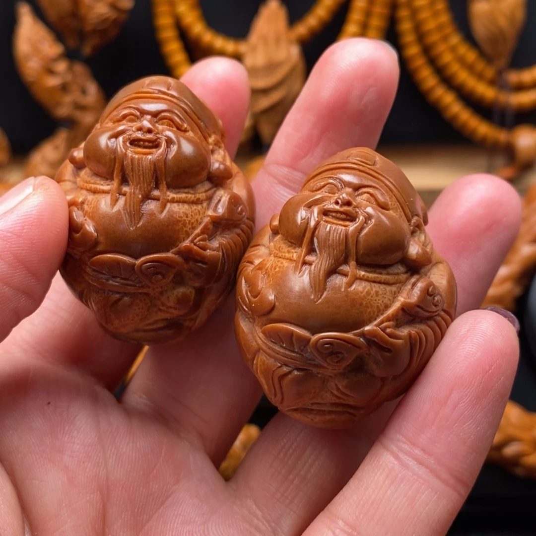 橄榄核手串财神手球