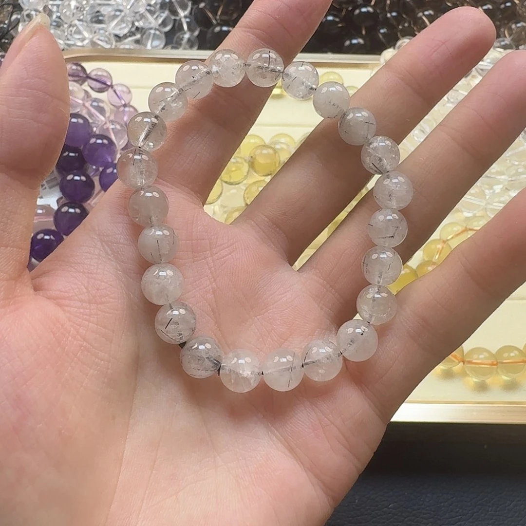 水晶手链未镶嵌黑发晶