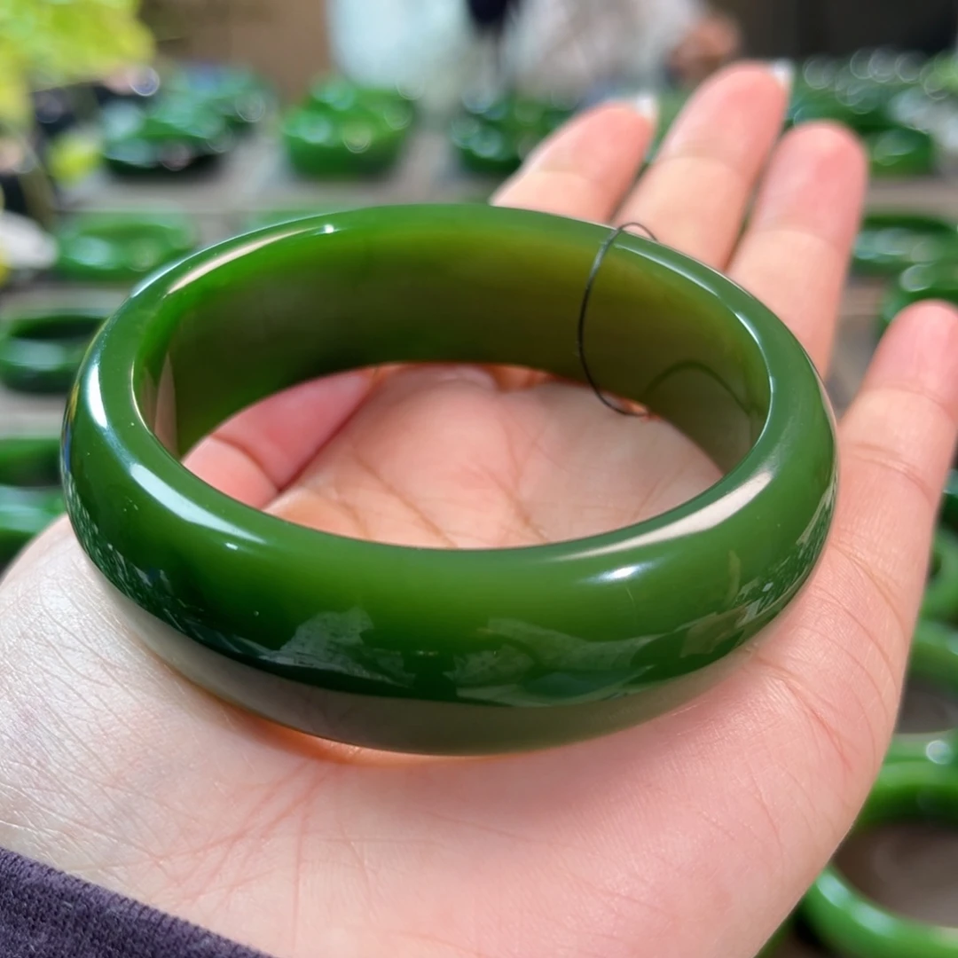未镶嵌手镯和田玉（碧玉）5758