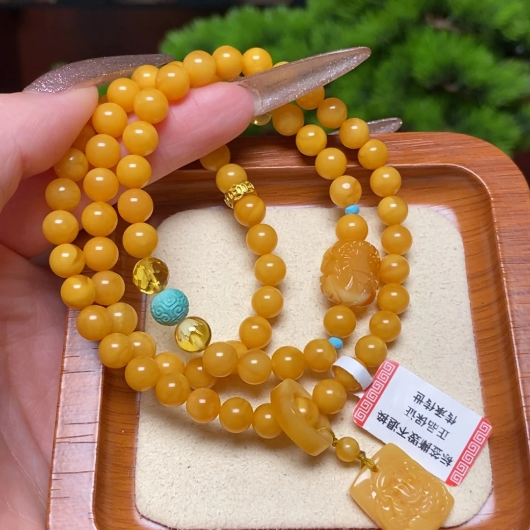 【闪购商品】未镶嵌蜜蜡手链手串