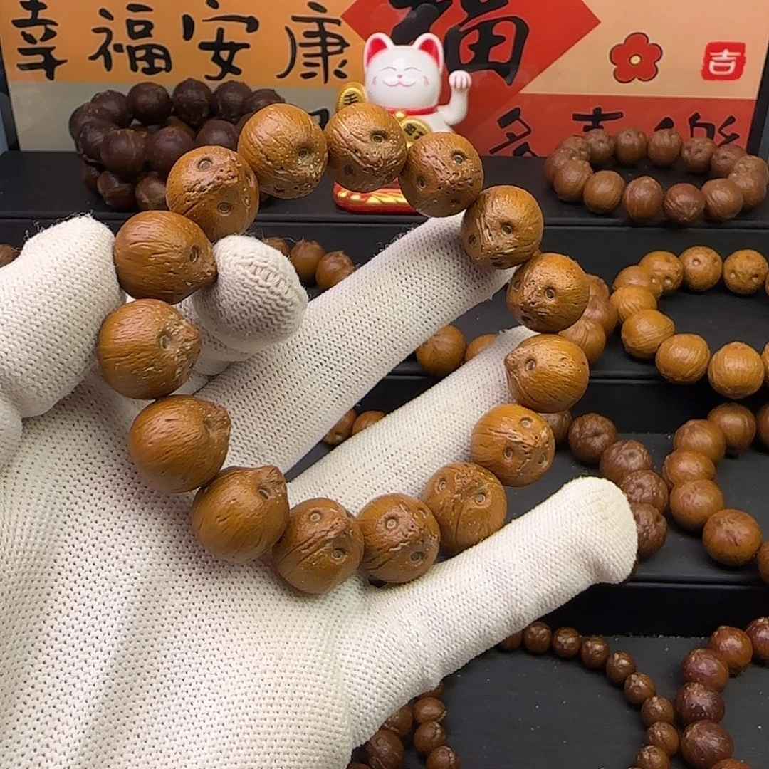 叶***结紫金鼠手串16精品紫金鼠