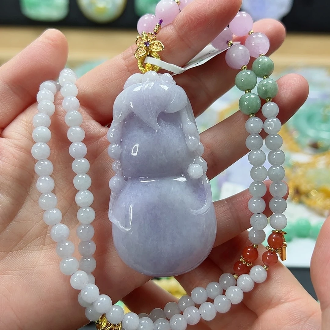 颈饰未镶嵌翡翠吊坠