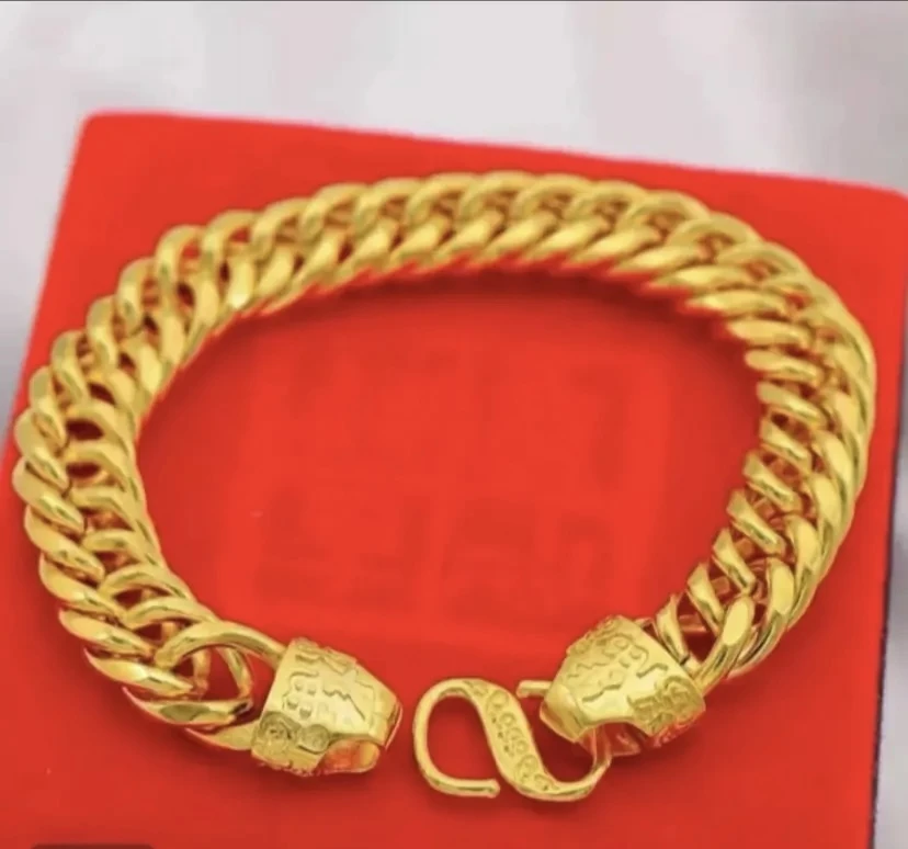 合金手链 【老板手链】时尚经典霸气潮男粗款男士