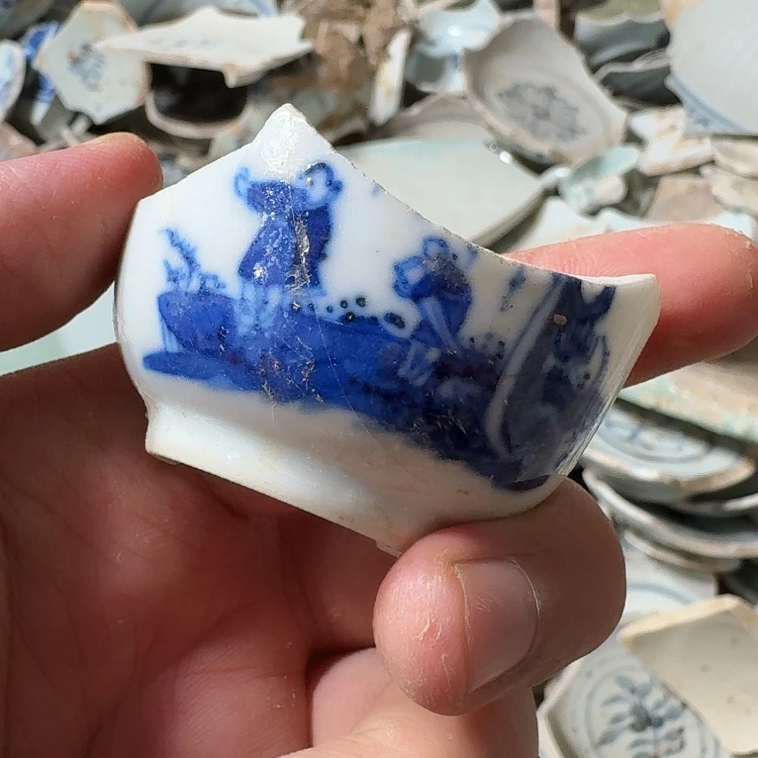 一***山瓷片瓷片标本，顺丰包邮