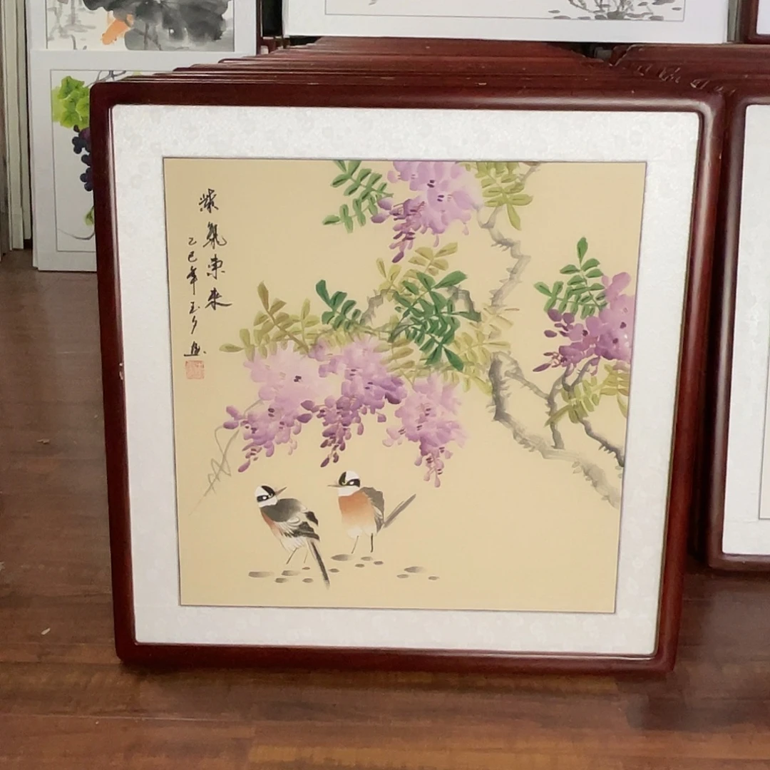 国画带框尺寸63*63厘米