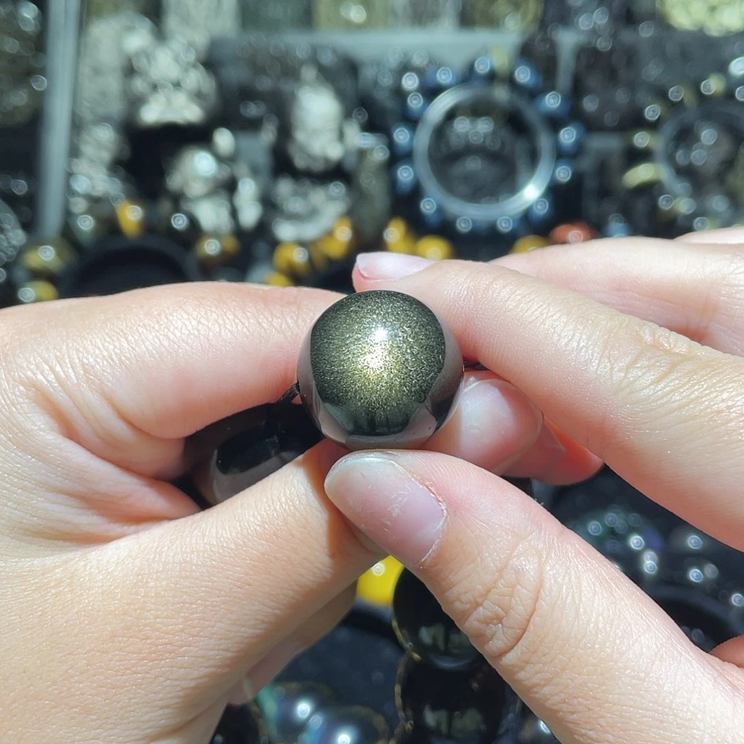 黑曜岩手链未镶嵌潘***弟