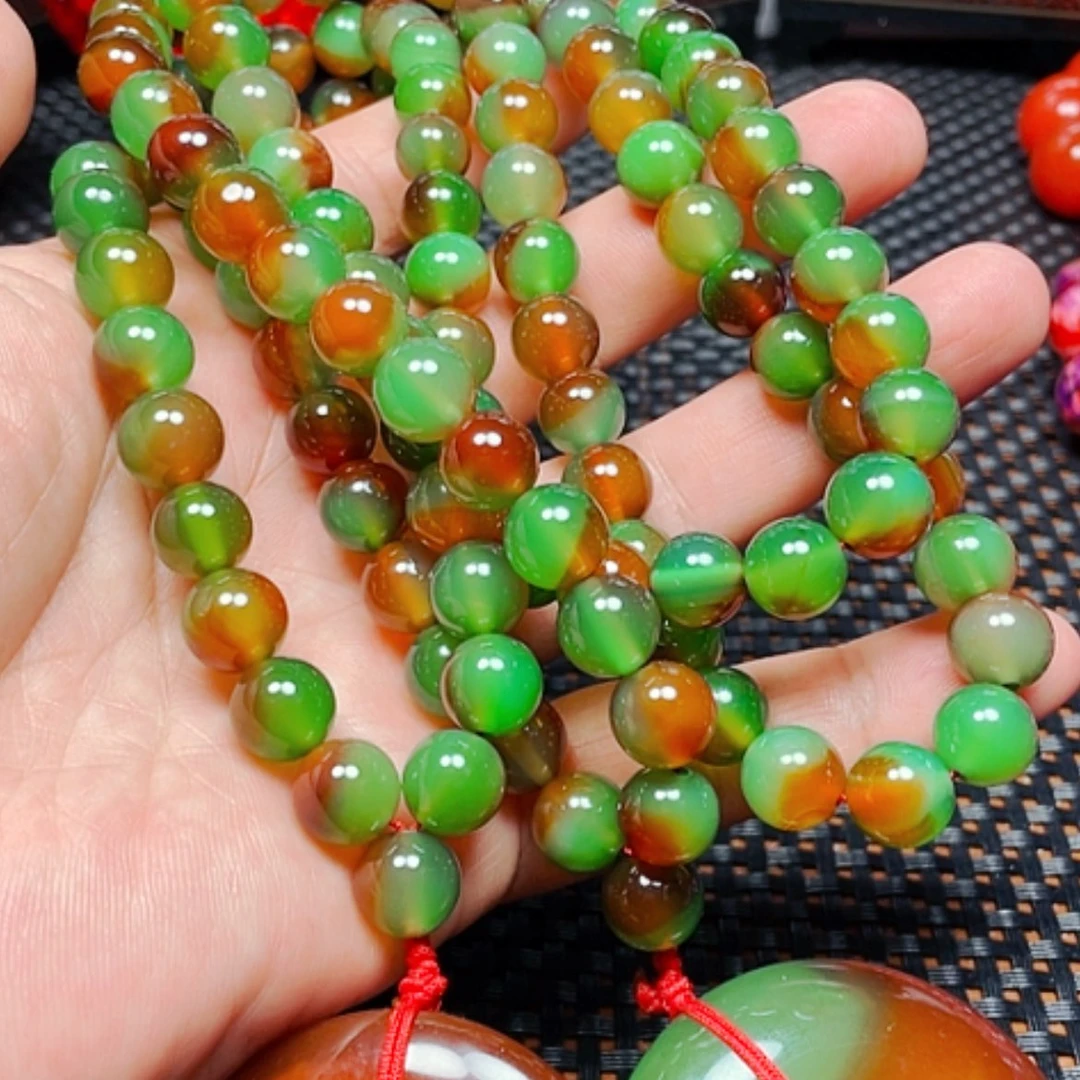 【闪购商品】未镶嵌颈饰玛瑙/玉髓孔雀盐源项平．10