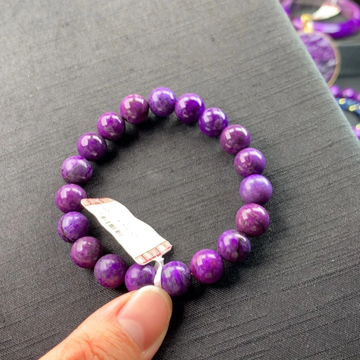 18K金镶嵌苏纪石（舒俱来）手串