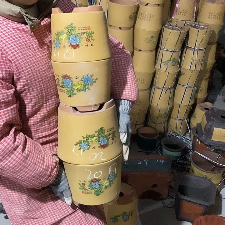 紫砂花盆紫砂花盆