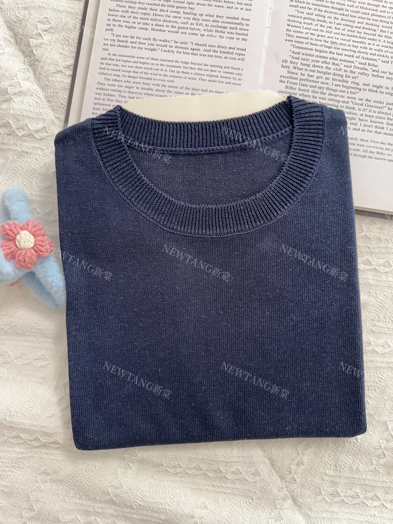 【极简短袖】171 苎麻气质圆领极简风短袖