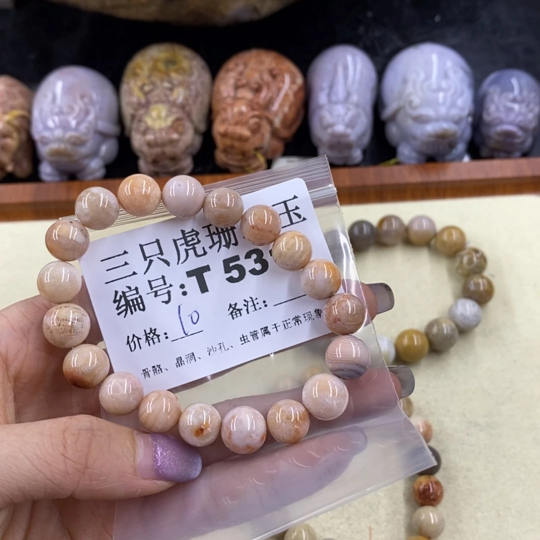 硅化珊瑚（珊瑚玉）1未镶嵌皆*运