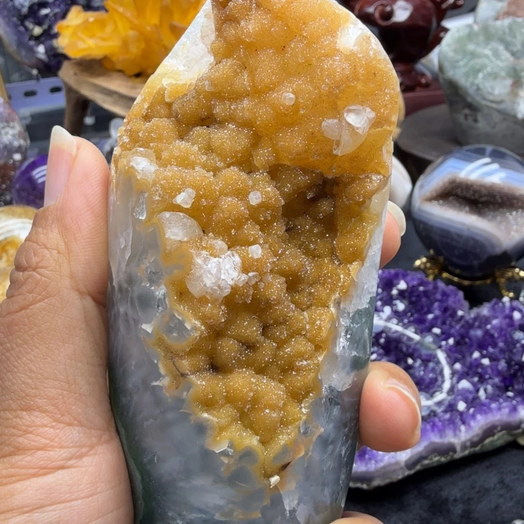 水晶珠宝半成品未镶嵌