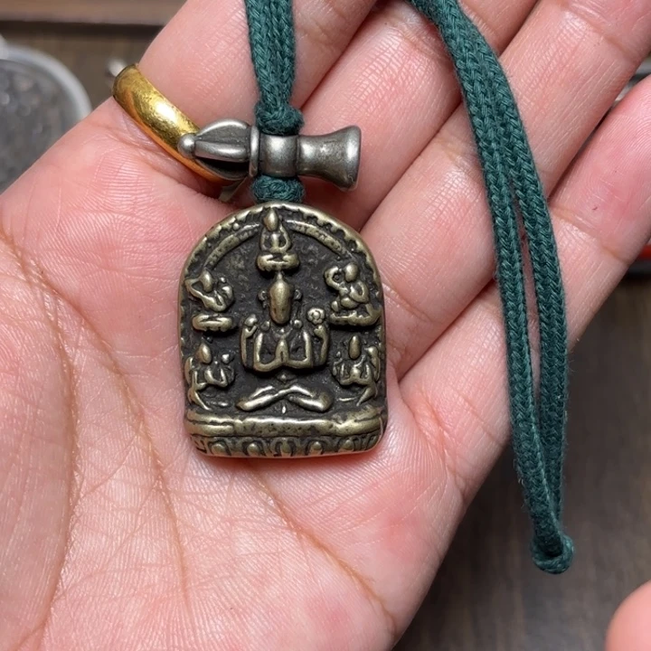 颈饰玻璃藏传喜马拉雅