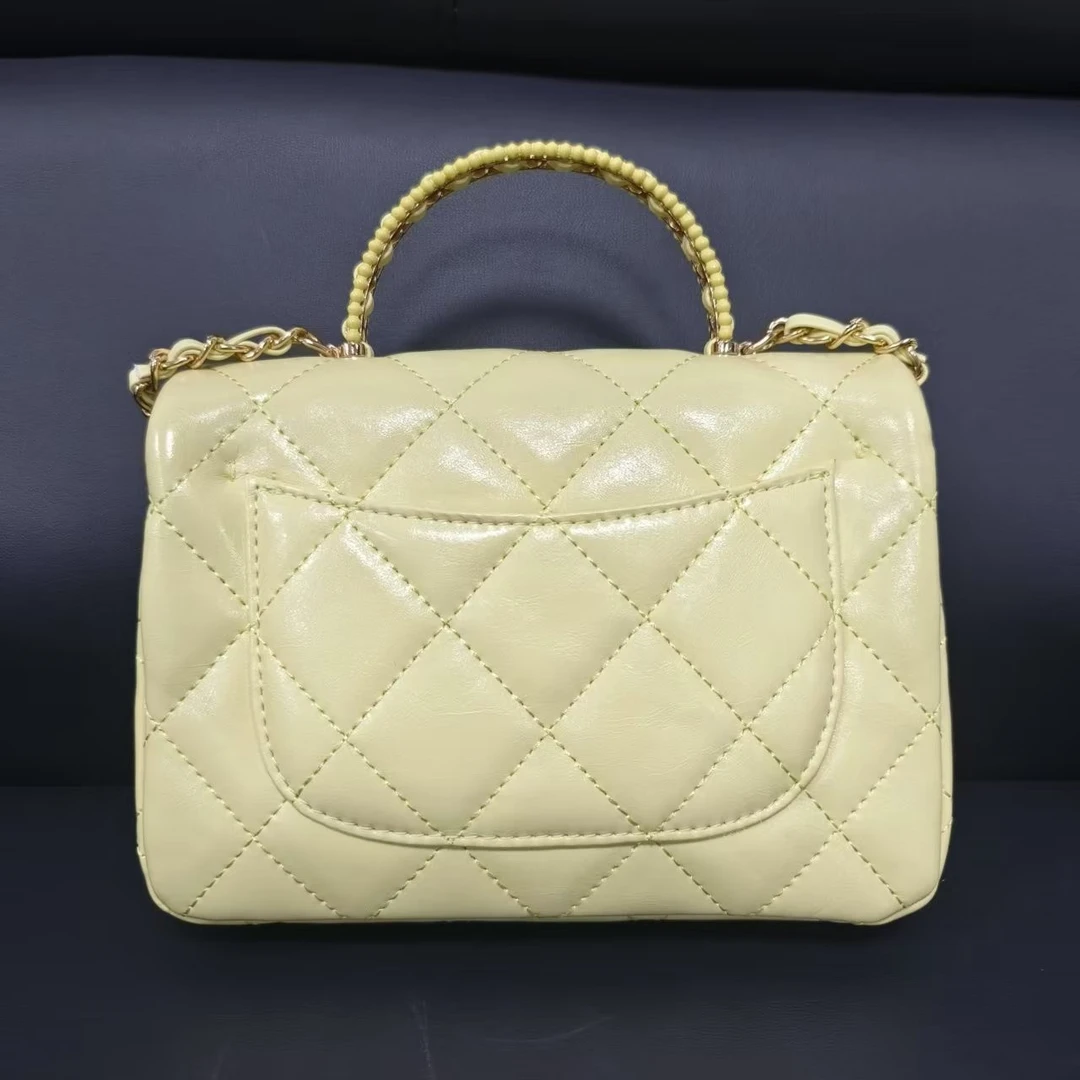 SMVP · 高定奢品 时尚潮流真皮新款女包斜挎包 0527 黄色