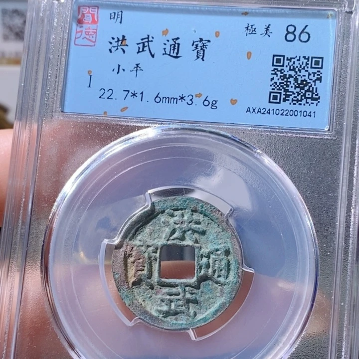 铜5洪武通宝闻德86 1041