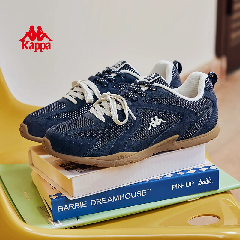 Kappa卡帕时尚运动轻跑鞋女透气网面薄底鞋百搭休闲鞋子K0F65BB14