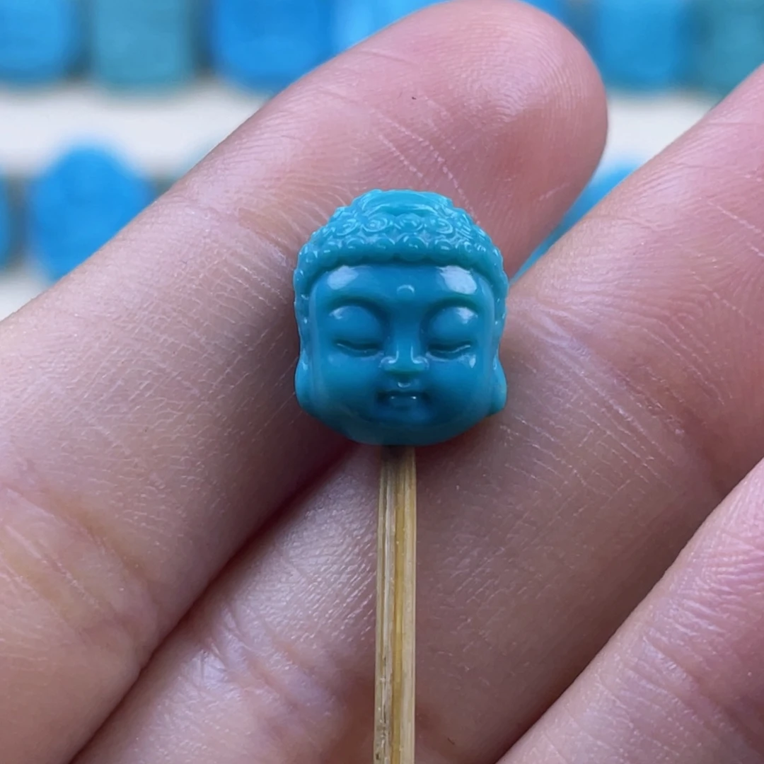 绿松石未镶嵌天然原矿绿松石雕件