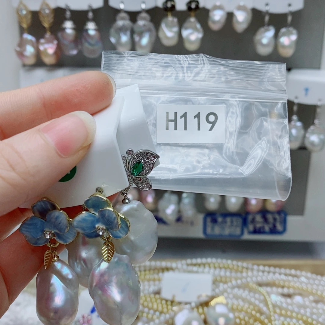好***运银S925镶嵌其他淡水珍珠