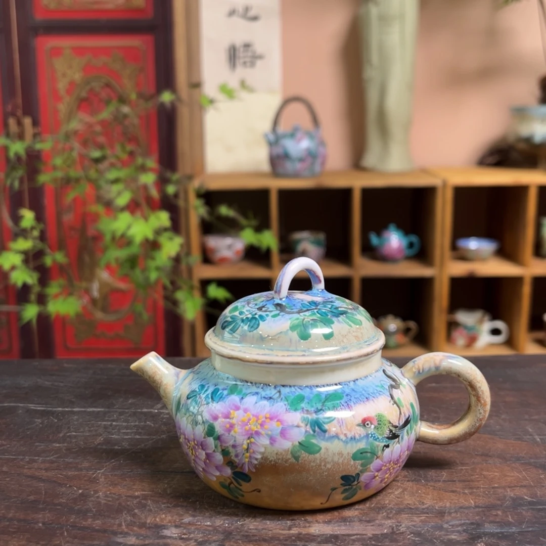 柴烧手工手绘陶瓷