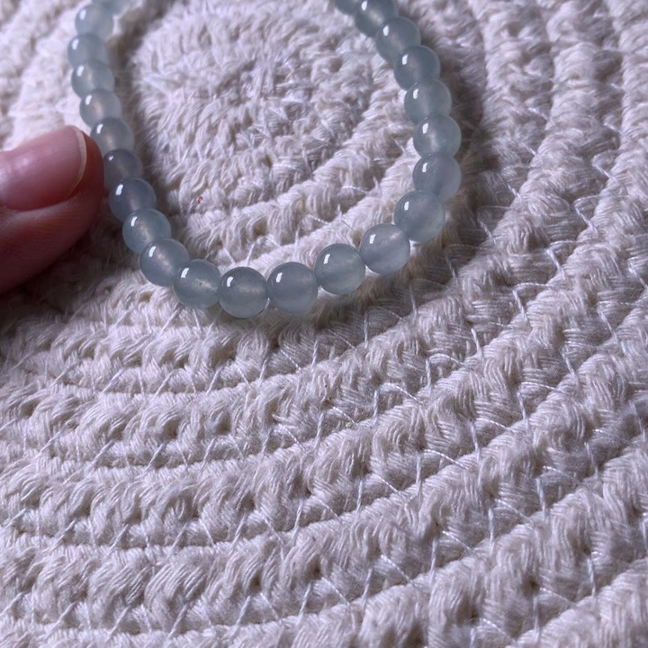 翡翠未镶嵌手串天然翡翠手串卡6