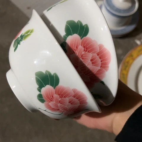 瓷其他5寸碗两个陶瓷