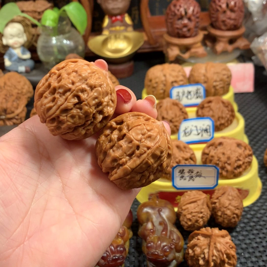 文玩核桃把件甲骨文