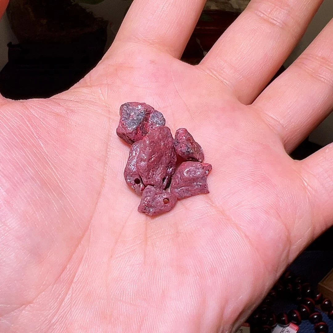用***1天然辰砂纯天然吊坠