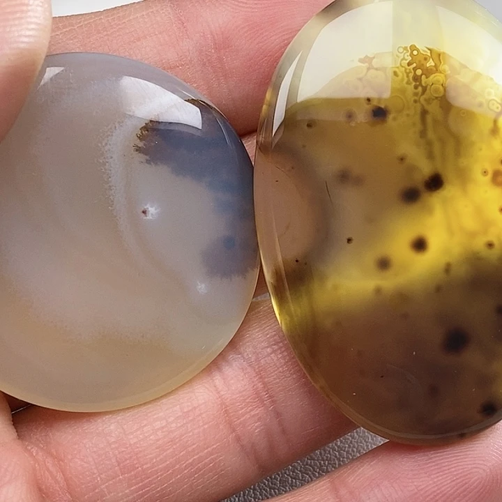 玛瑙/玉髓吊坠未镶嵌杰*