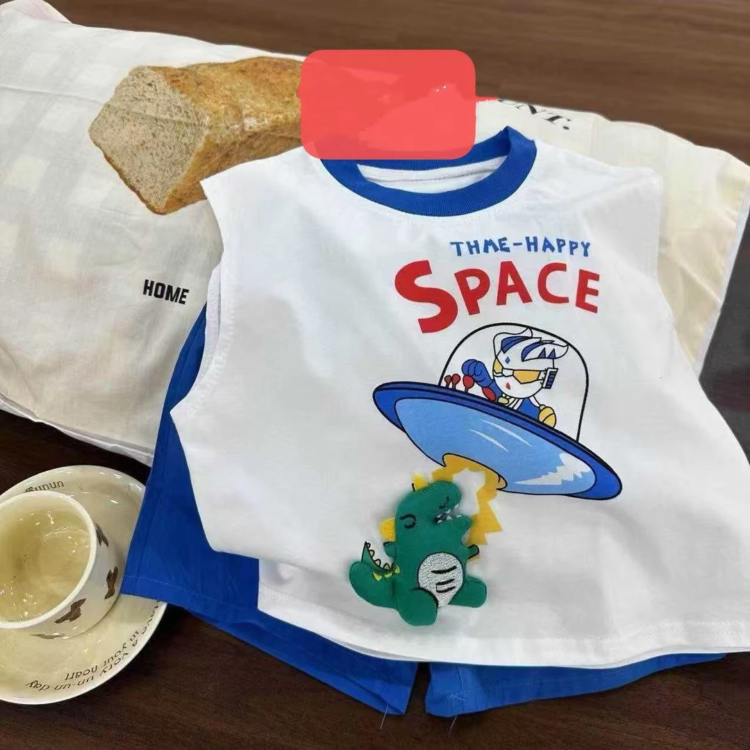 努比嘟嘟 夏季卡通外穿套装