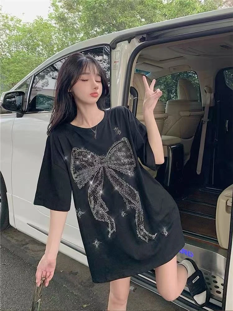 （长款）欧货女时尚烫钻棉百搭卫裤