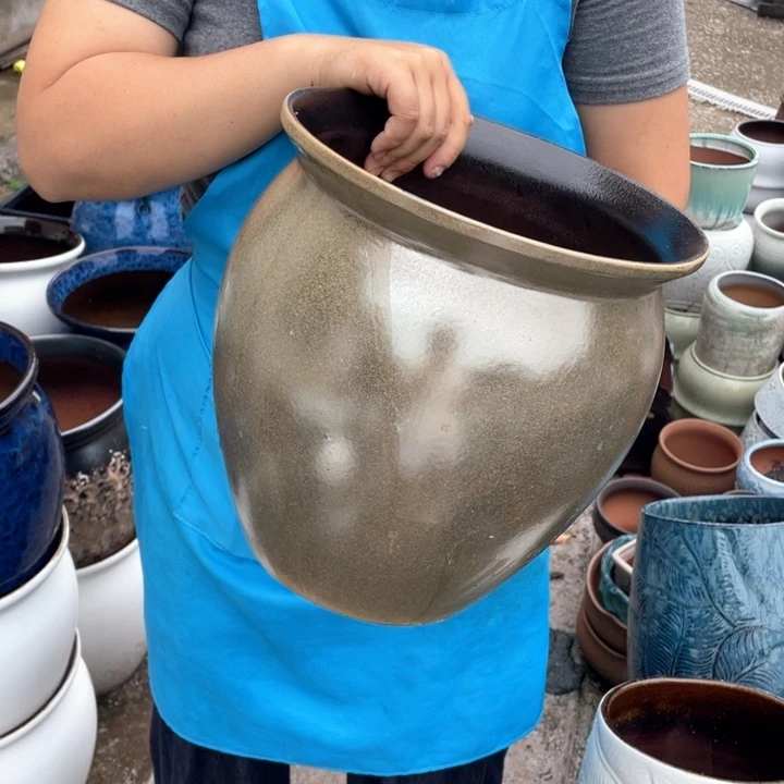 紫砂花盆口25高28正品正品