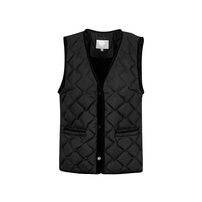 【诗语专属】商场同款新品冬季鹅绒服马甲N1010A44934