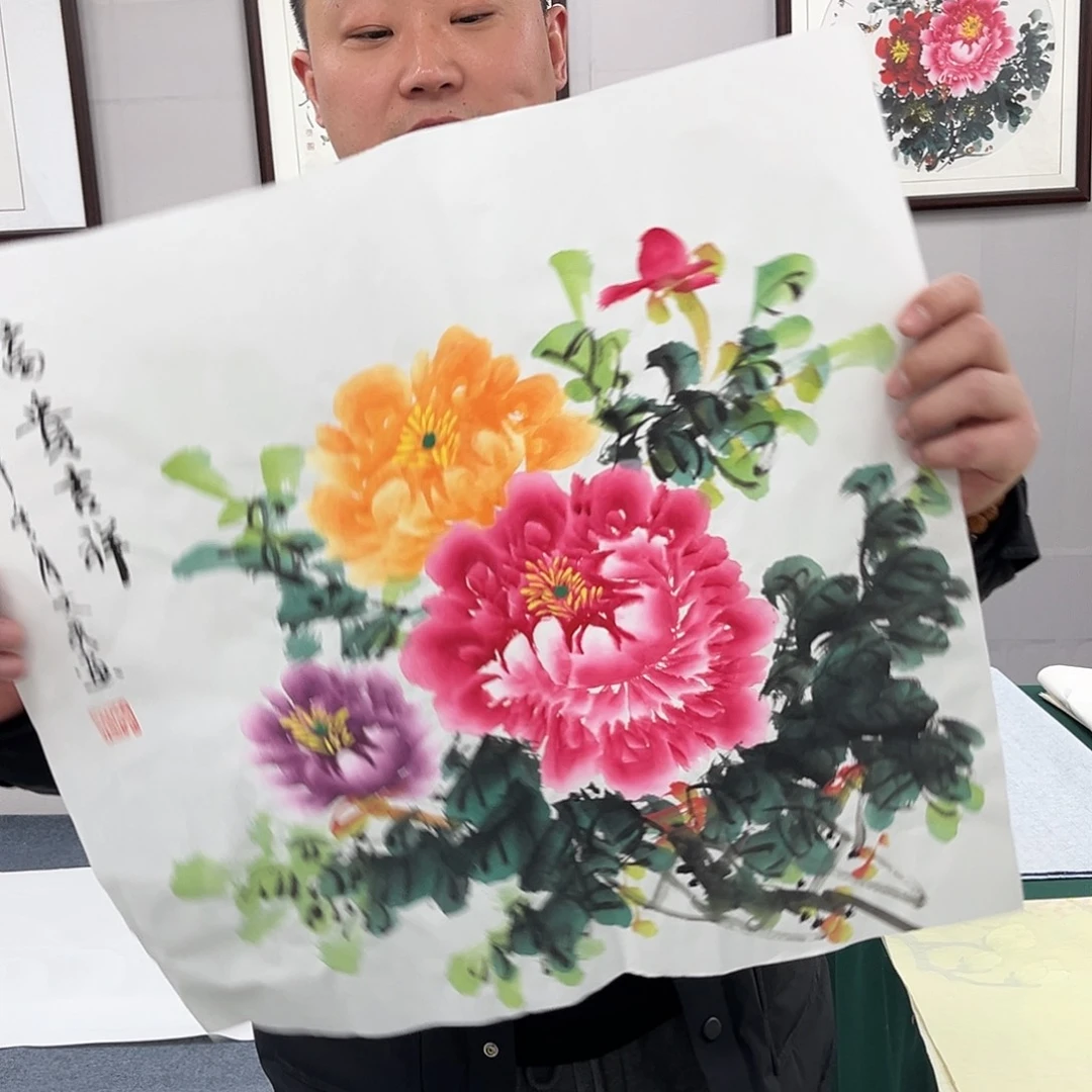 国画宣纸国画作品纯手绘