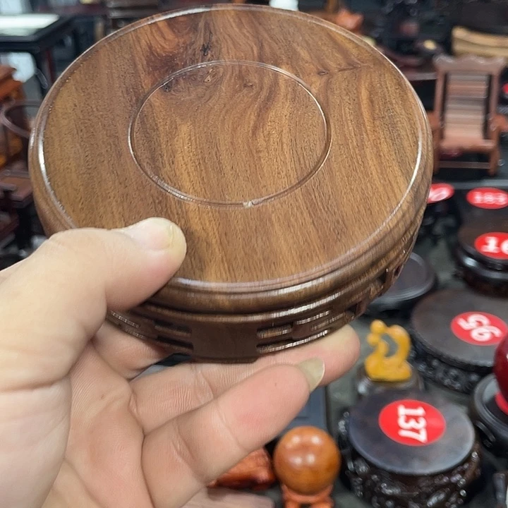 琉璃手工艺品红木底座工艺品11瑕疵处理