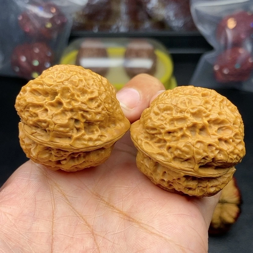 【闪购商品】把件文玩核桃39尺领头羊蟾