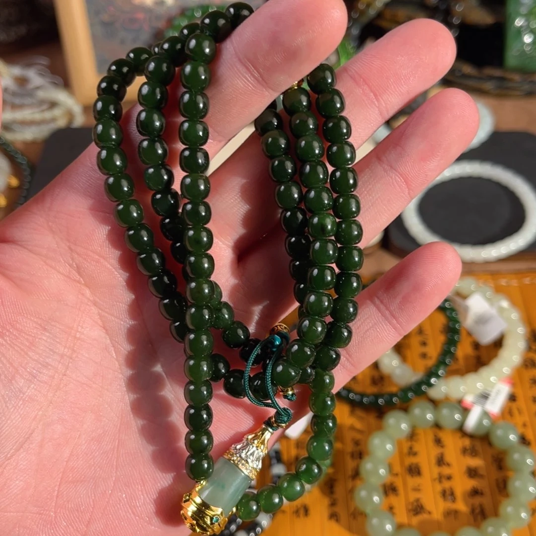 稳***儿和田玉未镶嵌手链