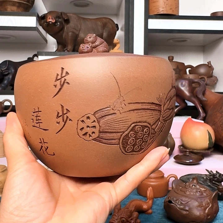 言***子茶壶紫砂宜兴紫砂工艺美术