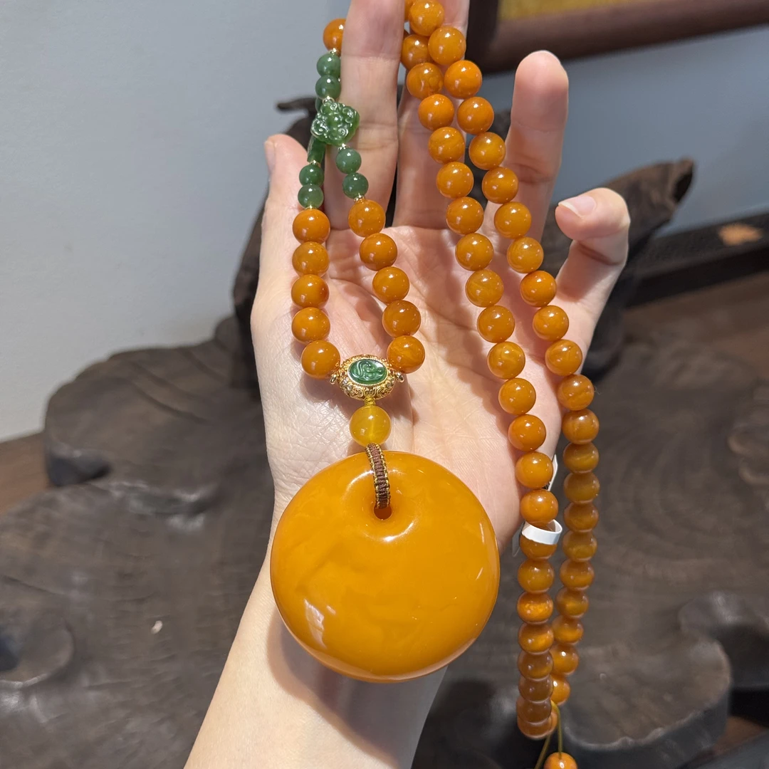 博缘珠宝蜜蜡吊坠（多样性发一件）02614