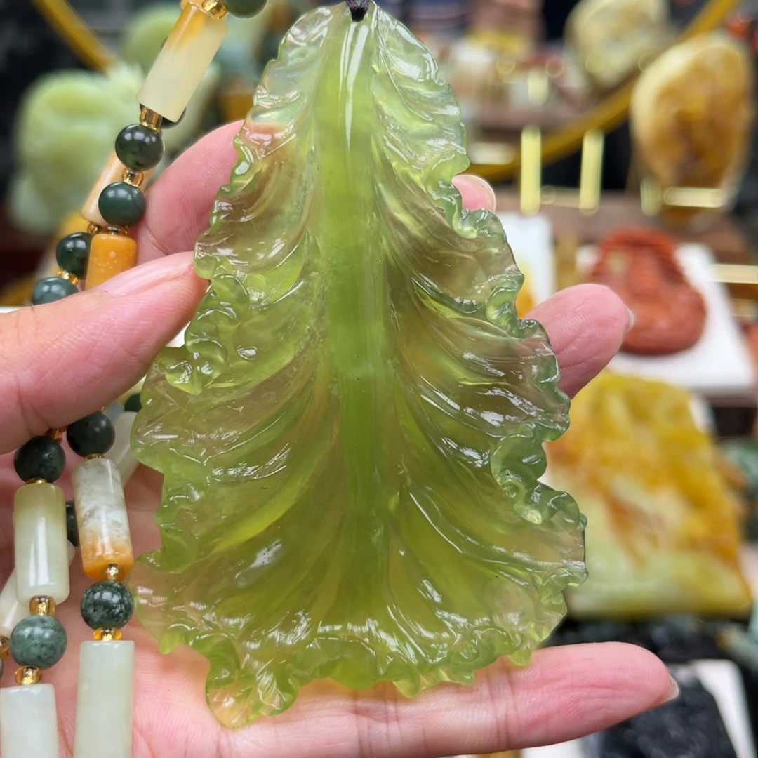 岫玉未镶嵌挂件挂件