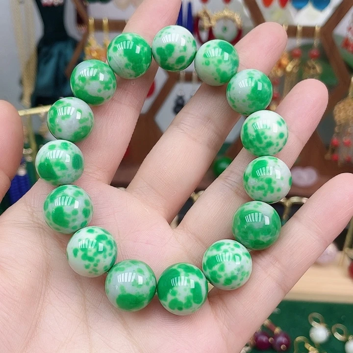 甜****合金手链玛瑙/玉髓8毫米手串