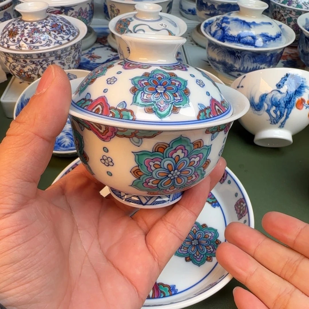 陶纯手工纯手绘茶具307