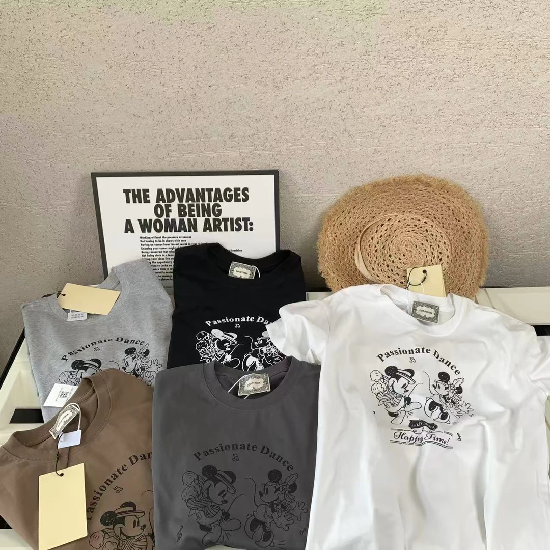 『雨美 Show』6816夏季时尚米老鼠印花T