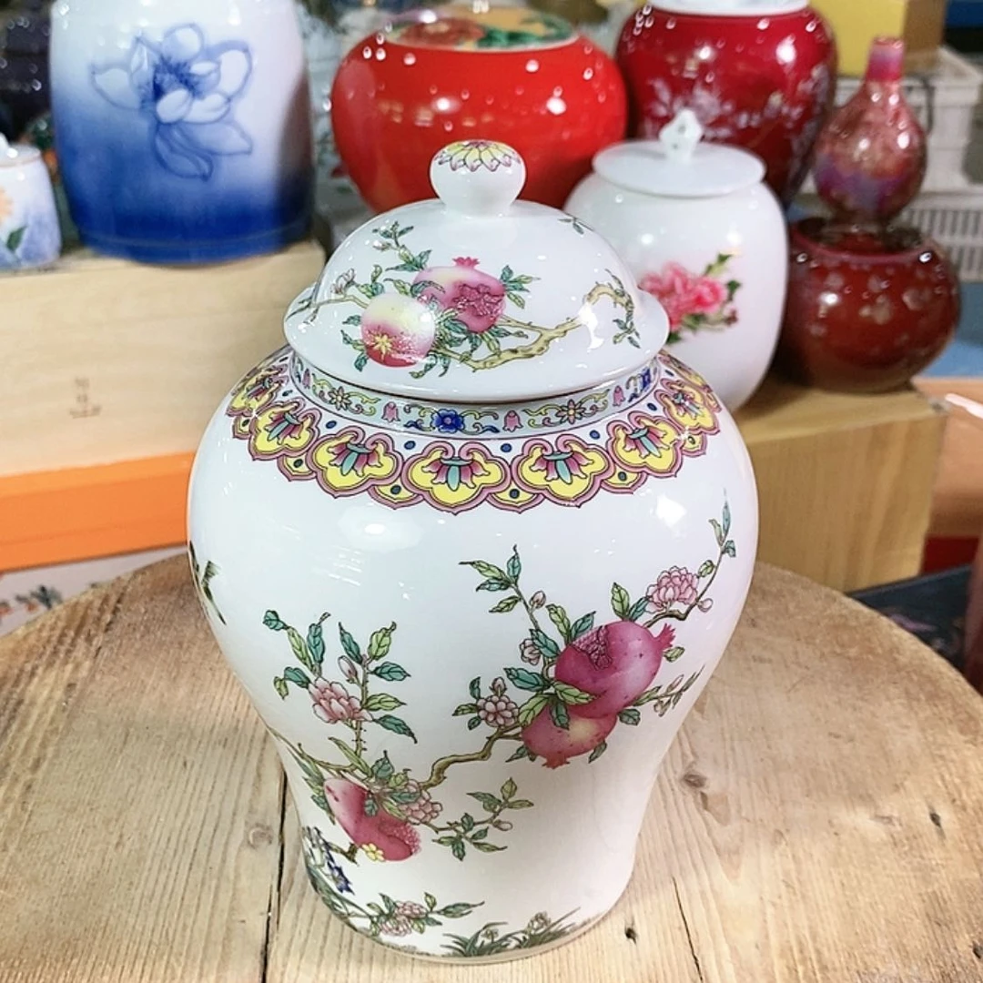 【闪购商品】瓷片陶瓷茶叶罐密封罐
