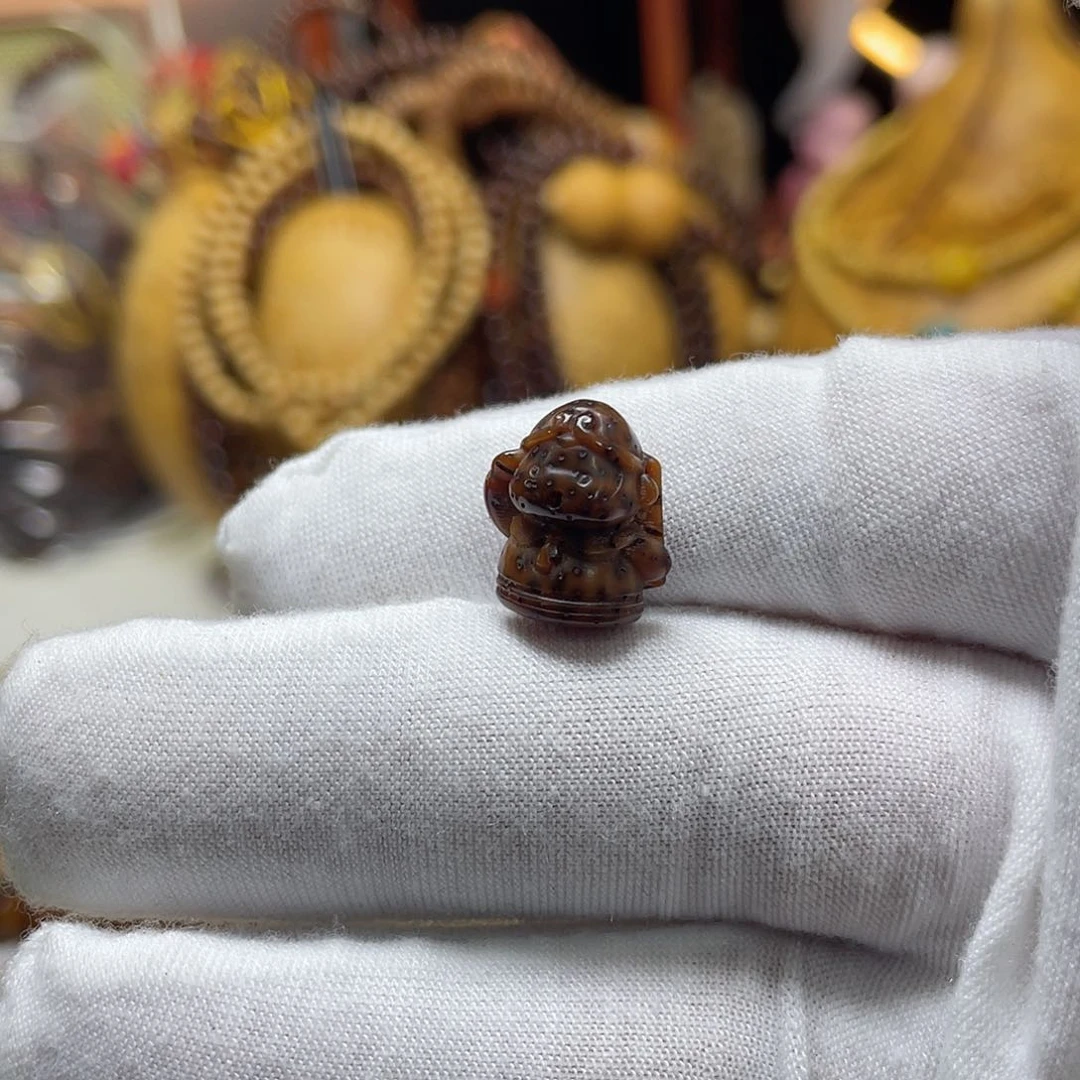 手串星月菩提雕刻悟空