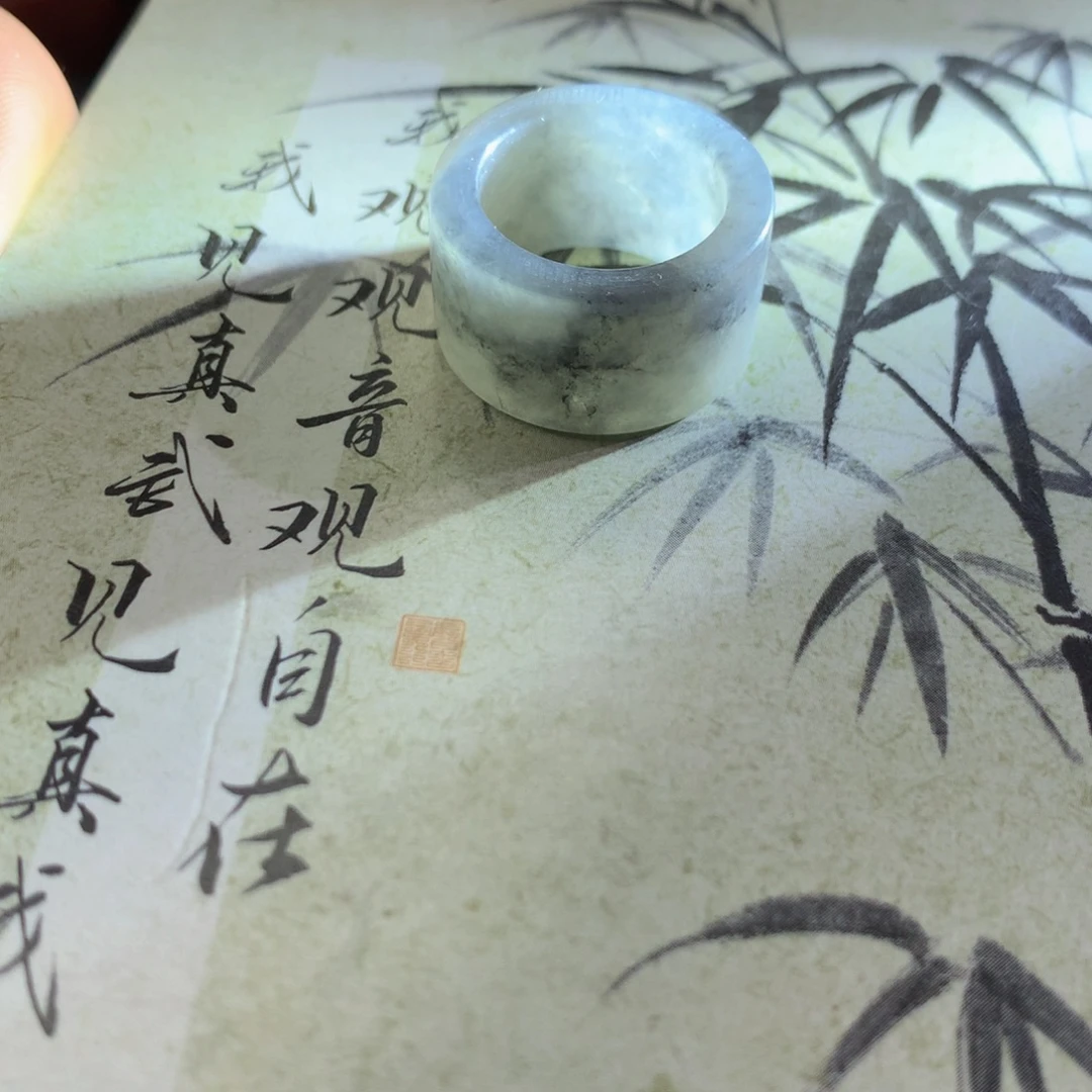 定制翡翠未镶嵌翡翠扳指